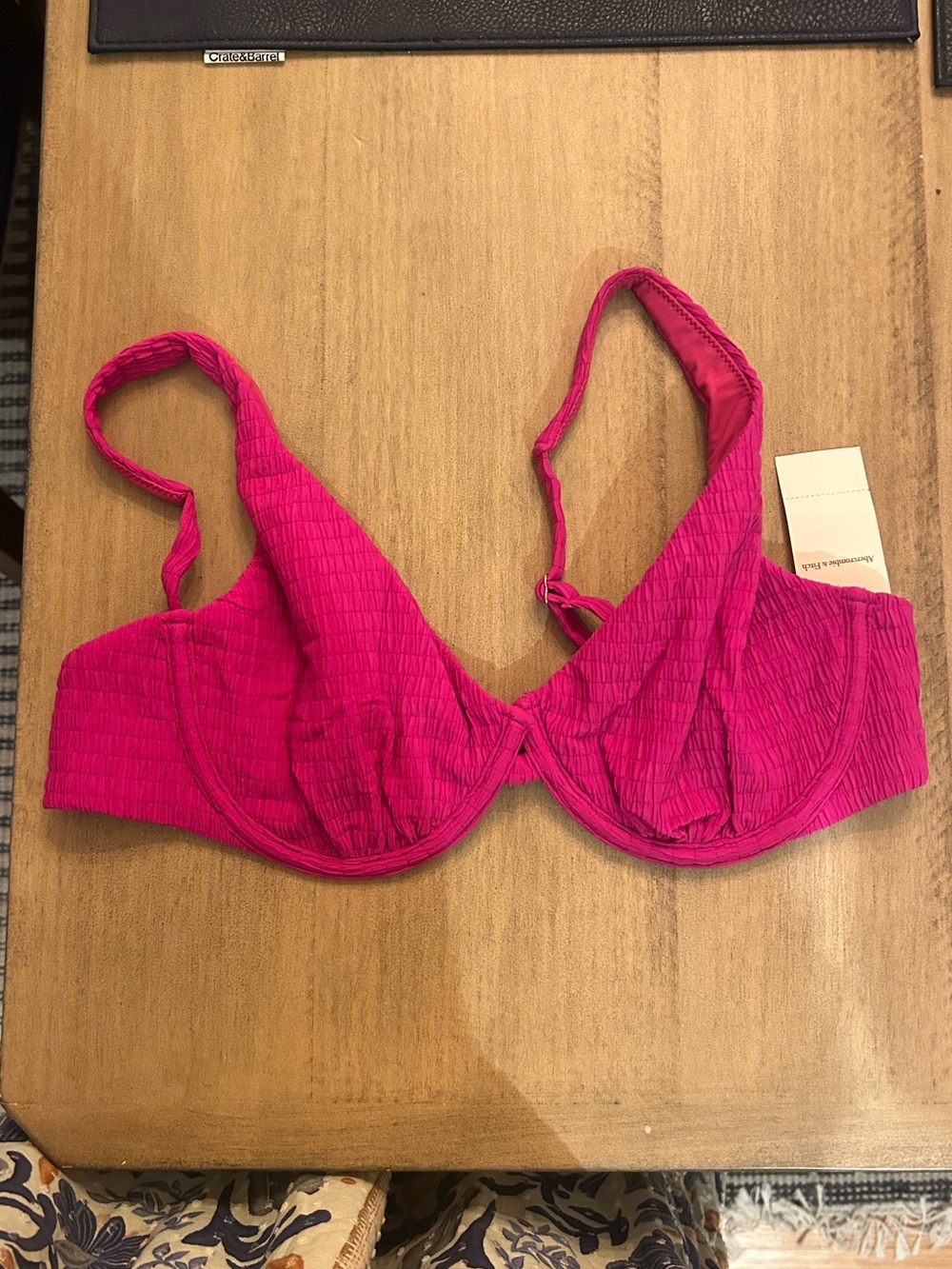 Abercrombie & Fitch Hot Pink Underwire Bikini